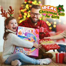 Carica l&#39;immagine nel visualizzatore di Gallery, HappyGoLucky Calendario Avvento 2024 Bambina, Regalo Bambina 3-10 Anni Giochi Bambina Bambini 3 4 5 6 7 8 9 Anni Unicorno Bambole per Bambina Regali Natale Bambini Vestiti Accessori Bambole Sirena