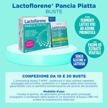 Carica l'immagine nel visualizzatore di Gallery, Lactoflorene Pancia Piatta, Fermenti Lattici, Probiotici, Senza Glutine Senza Lattosio Integratore con Probiotici, Enzim