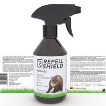 Carica l&#39;immagine nel visualizzatore di Gallery, RepellShield Spray Repellente per Topi e Martore, 250ml - Alternativa a Ultrasuoni per Topi Auto - Spray Dissuasore per Topi da Soffitta, Cantina, Giardino - Protegge i Cavi dell’Auto dalle Martore