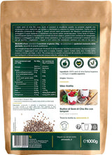 Carica l'immagine nel visualizzatore di Gallery, Semi di Chia Bio 1KG | Proteine, Salute Cardiovascolare | 100% Biologici, Senza Glutine, Qualità Superiore