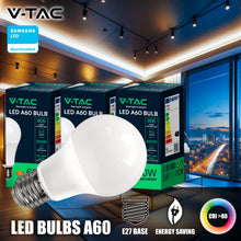 Carica l'immagine nel visualizzatore di Gallery, V-TAC 10x Lampadine LED E27 - [ Alta Efficienza 8,5W ] - A60 - (Equivalenti a 60W) - Lampadine di Nuova Generazione a Ri