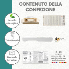 Carica l'immagine nel visualizzatore di Gallery, Wellclima Plus 2.0 – Telecomando Universale per Condizionatore con la Maggiore Compatibilità sul Mercato, Tastiera e Dis