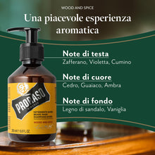 Carica l'immagine nel visualizzatore di Gallery, Proraso Detergente Barba Wood and Spice, 200ml