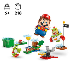 LEGO Super Mario Avventure Mario Interattivo, Giocattolo con i Personaggi Nintendo di Bowser Jr., Goomba e Yoshi, Giochi da Collezione per Bambini e Bambine da 6 Anni, Idea Regalo 71439