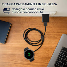 Carica l'immagine nel visualizzatore di Gallery, kwmobile Cavo Caricabatterie Compatibile con Amazfit Bip 6 / Active 2 A2437 A2434 Cavo - Carica Batterie USB Smartwatch 