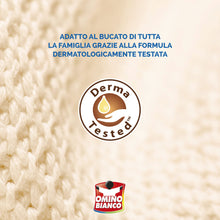 Carica l&#39;immagine nel visualizzatore di Gallery, Omino Bianco - Detersivo Bivalente Liquido, Lavaggio a Mano e in Lavatrice, Essenza Cuore di Marsiglia, 1000 ml