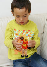 Carica l'immagine nel visualizzatore di Gallery, TOWO Robot Trasformazione in Legno - Gioco da Viaggio Transfigures - Veicolo Giocattolo da Trasformare - Robot in Legno per Bambini e Bambine di 3 Anni- blu