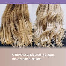 Carica l'immagine nel visualizzatore di Gallery, Vitamins - Maschera viola per capelli alla cheratina - Trattamento balsamo profondo con proteine - Toner capelli ottoni secchi e danneggiati biondo platino grigio argento cenere o marrone