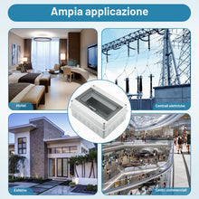 Carica l'immagine nel visualizzatore di Gallery, Quadro Elettrico Esterno, 8 Moduli IP65 Impermeabile Scatola Distribuzione