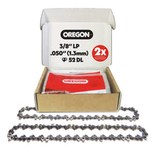 Carica l'immagine nel visualizzatore di Gallery, Oregon Confezione da 2 Catene per Motosega con Passo LP da 3/8", Calibro .050" (1,3 mm) Adatti a Barra da 14" (35 cm), c