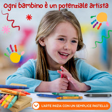 Carica l'immagine nel visualizzatore di Gallery, AF® - Set 150 Pastelli a Cera per Bambini, 25 Scatole da 6 Colori | Mini Pastelli per Regalini di Compleanno, Scuola e F