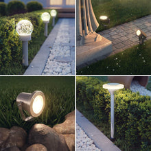 Carica l'immagine nel visualizzatore di Gallery, ledscom.de 2 picchetti da giardino per lampade da giardino, neri, 17 cm, 45 mm ⌀