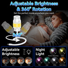 Carica l'immagine nel visualizzatore di Gallery, Proiettore Stelle Soffitto, 2 In 1 USB Galaxy Projector Night Light (6 Films)
