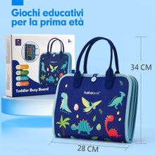 Carica l'immagine nel visualizzatore di Gallery, hahaland Giochi Montessori 2 Anni Busy Board di Feltro - Montessori 2 3 4 Anni Pannello Sensoriale Quiet Book - Giochi Educativi Bimba Bimbo Regalo Compleanno Natale