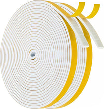 Carica l'immagine nel visualizzatore di Gallery, Nastro Sigillante Guarnizione 6mmx3mm/20m per Porte Finestre Nastro Adesivo in Schiuma Guarnizione in Gomma Contro le Co
