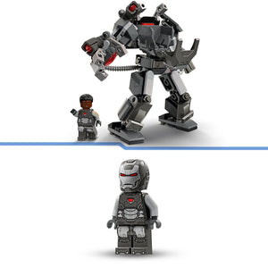 LEGO Marvel Mech di War Machine, Giocattolo Action Figure da Costruire, Gioco per Bambini e Bambine da 6 Anni con 3 Shooter, Personaggio Leggendario del MCU, Regalo di Compleanno da Supereroi 76277