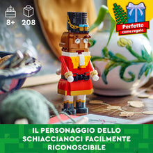 Carica l&#39;immagine nel visualizzatore di Gallery, LEGO Schiaccianoci, Personaggio Giocattolo da Costruire, Pupazzo con Parti Mobili, Decorazione di Natale, Giochi per Bambini e Bambine da 8 Anni in su, Idea Regalo per Adulti da Collezione 40640