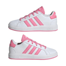 Carica l'immagine nel visualizzatore di Gallery, adidas Grand Court Lifestyle Tennis Lace-up Shoes, Scarpe Unisex - Adulto, Ftwr Bianco Bliss Rosa Nucleo Nero, 37.5 EU