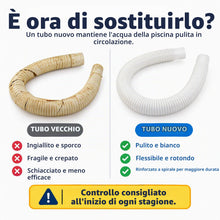 Carica l'immagine nel visualizzatore di Gallery, Tubo di ricambio per piscina, 40 mm, tubo di interconnessione per piscina, accessorio per skimmer per Intex Pool (1 pezz