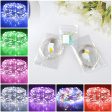 Carica l&#39;immagine nel visualizzatore di Gallery, MUXIJIA 2 x luce stringa LED, 30 x LED 3M / 10Ft esterno/interno alimentatore USB impermeabile per camera da letto, cortile, matrimonio, Natale, fai da te, ecc. (Bianco caldo)