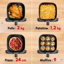 Carica l'immagine nel visualizzatore di Gallery, Moulinex Easy Fry Mega, Friggitrice Aria 7,5L, Grigio, EZ855B