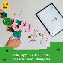 Carica l'immagine nel visualizzatore di Gallery, LEGO Minecraft La Casa del Maialino Giocattolo - Set di Costruzioni che Include una Figura Eroe, un Mob, una Fattoria e un Bioma della Foresta - Regalo per Gamer, Bambine e Bambini da 7 Anni - 21268