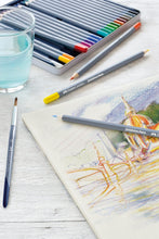 Carica l'immagine nel visualizzatore di Gallery, FABER-CASTELL - Set di matite acquerellabili da 24 pezzi Goldfaber Aqua