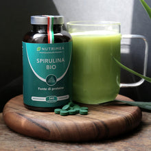 Carica l'immagine nel visualizzatore di Gallery, SPIRULINA BIO PURA 1500 mg | 540 Compresse | 6 Mesi di Scorta | Nutrimea