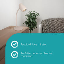 Carica l'immagine nel visualizzatore di Gallery, Eglo Carlo - lampada da tavolo, comodino con braccio