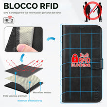 Carica l'immagine nel visualizzatore di Gallery, TUCCH Custodia Portafoglio per iPhone 17 6,3" 5G 2025, Nero