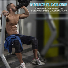 Carica l'immagine nel visualizzatore di Gallery, Bodyprox Ginocchiera a compressione da uomo e donna, tutore per ginocchio per corsa e allenamento (M)