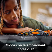 Carica l&#39;immagine nel visualizzatore di Gallery, LEGO Speed Champions Monoposto da Corsa McLaren Formula 1 2023, Macchina Giocattolo F1 per Bambini e Bambine da 9 Anni, Modellino di Auto da Costruire con Minifigure del Pilota, Idea Regalo 76919