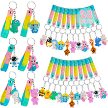 Carica l'immagine nel visualizzatore di Gallery, 28 Portachiavi Animale con Pop Fidget Toys Antistress,Portachiavi Bambini Gadget Compleanno Bambini ,Regalini Fine Festa Compleanno Perfetti per Ragazzi e Ragazze