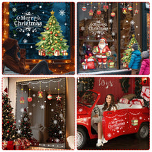 Carica l'immagine nel visualizzatore di Gallery, Edonkvi Adesivi Natalizi per Finestre 86 Pezzi, Vetrofanie Natalizie Grandi Decorazioni Natale Casa, Riutilizzabili Fiocchi di Neve Stickers Decalcomanie per Addobbi Vetrine Negozio Ufficio Porte