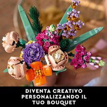 Carica l'immagine nel visualizzatore di Gallery, LEGO Icons Bouquet di Fiori, Kit di Modellismo di Piante Artificiali, Costruzione in Mattoncini, Decorazioni per la Casa, Hobby Creativi per Adulti, Idee Regalo per Lei o Lui, per Donna o Uomo 10280