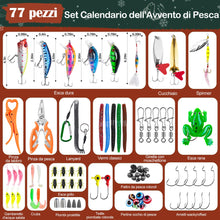 Carica l'immagine nel visualizzatore di Gallery, Calendario dell'Avvento 2026 per Uomo Adulto - Regalo per Pescatore