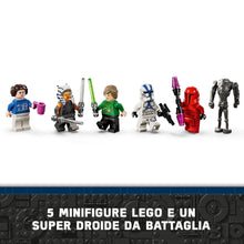 Carica l&#39;immagine nel visualizzatore di Gallery, LEGO Star Wars Calendario dell&#39;Avvento 2024, Giocattolo da Collezione con 18 Modellini e 6 Personaggi tra cui la Principessa Leia e Luke Skywalker, Giochi per Bambini da 6 Anni, Regalo di Natale 75395