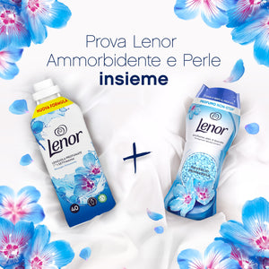 Lenor Ammorbidente Lavatrice Concentrato, 25 Lavaggi, Risveglio Primaverile, Freschezza Di Lunga Durata E Morbidezza Di Origine Vegetale, Lenzuola Profumate Fino A 1 Settimana
