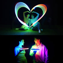 Carica l'immagine nel visualizzatore di Gallery, TOSY Disco volante - 16 milioni di colori RGB o 36 LED, estremamente luminoso, modalità intelligenti, illuminazione automatica, ricaricabile, compleanno, regalo di Natale per bambini, frisbee da 175 g