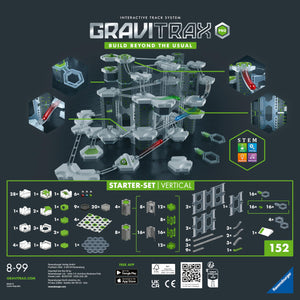 Ravensburger - GraviTrax PRO Starter Set Vertical, Starter Kit, Pista di Biglie, Gioco Interattivo ed Educativo STEM, per Bambini 8+ Anni e Adulti, Compatibile con tutti i GraviTrax