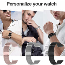 Carica l'immagine nel visualizzatore di Gallery, Cinturino per Amazfit GTS, 20mm Cinturino in Acciaio Inossidabile in Metallo Cinturino per Amazfit GTS 4, GTS 4 Mini, GT