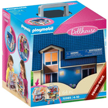 Carica l'immagine nel visualizzatore di Gallery, PLAYMOBIL Casa delle Bambole Portatile 70985 con Maniglia per Il Trasporto, Pieghevole, Giocattoli per Bambini dai 4 Ann
