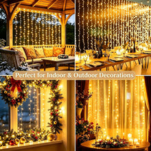 Carica l'immagine nel visualizzatore di Gallery, yowin Tenda Luminosa 3m x 3m 300 LED Luci Natale con Spina