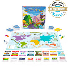 Carica l'immagine nel visualizzatore di Gallery, The World Game - Divertente Gioco da Tavolo Sulla Geografia - Gioco del Mondo Educativo per Bambini e Adulti - Fantastic