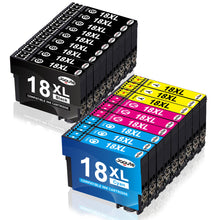 Carica l'immagine nel visualizzatore di Gallery, Jagute 18XL（18 Pack） Cartucce Compatibile con 18XL T1811 T1812 T813 T1814 per Expression Home XP-215 XP-412 XP-415 XP-305 XP-405 XP-202 XP-205 XP-302 XP-402 XP-312 XP-315 XP-102 XP-30 XP-212