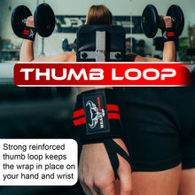 Carica l&#39;immagine nel visualizzatore di Gallery, Beast Rage Polsiere Palestra Sollevamento Fasce da Polso Cinghie Donna &amp; Uomo Polsini Palestra per Gym Bodybuilding Crossfit Calistenics,Polsini, bendaggi per Il Polso