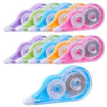 Carica l&#39;immagine nel visualizzatore di Gallery, Jewan Bianchetto a Nastro,10 Pezzi Correttore a Nastro,12m x 5 mm Cancellina Nastro,Correction Tape con Cappuccio Protettivo per Bambini Studenti Ufficio Scuola Casa