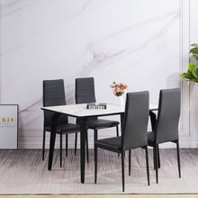 Carica l'immagine nel visualizzatore di Gallery, Albatros 2704 Milano Set di 4 sedie da Pranzo, in Pelle Sintetica, Rosso