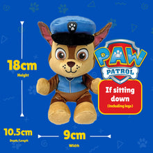 Carica l'immagine nel visualizzatore di Gallery, Ty - Collezione Paw Patrol, Chase, Tutti gli Eroi della Squadra dei Cuccioli in Versione Floppy, Morbido Peluche da Coll