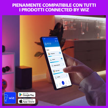 Carica l'immagine nel visualizzatore di Gallery, Philips Smart LED Lamp Filament 2-pack - Illuminazione LED intelligente - Luce bianca calda o fredda - E27-60W - Traspar